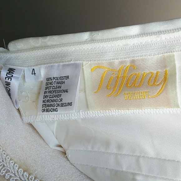 Size 4 Tiffany Halter Style Prom Dress - Picture 8 of 8